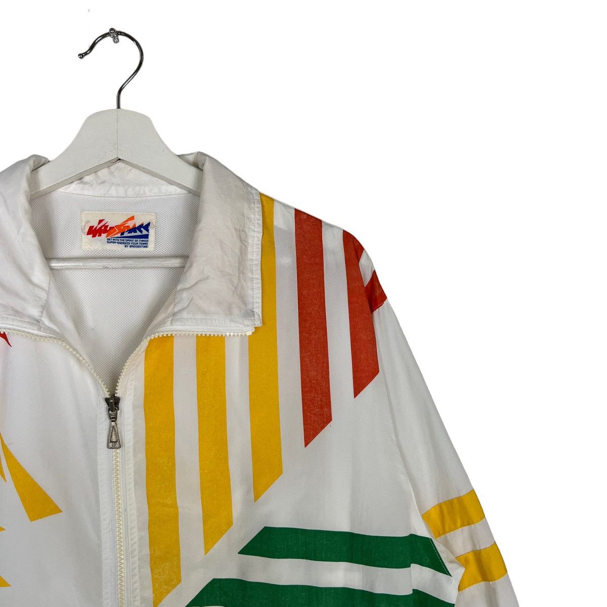 Japanese Brand 🔥 VINTAGE BRIDGESTONE TRAINER JACKET Size US M / EU 48-50 / 2 - 5 Thumbnail