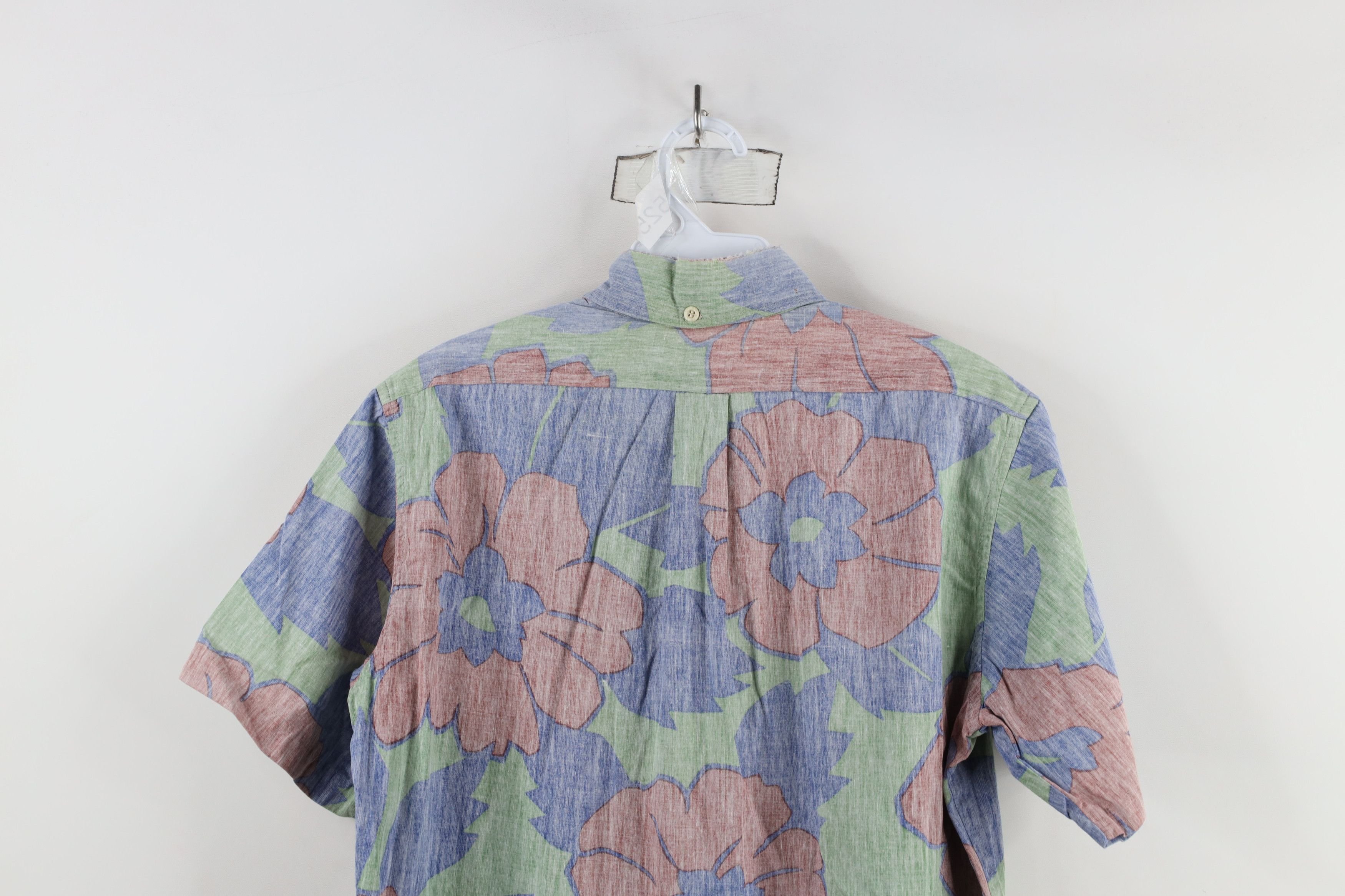 Vintage Vintage 90s Reyn Spooner Flower Button Down Polo Shirt USA Size US S / EU 44-46 / 1 - 13 Thumbnail
