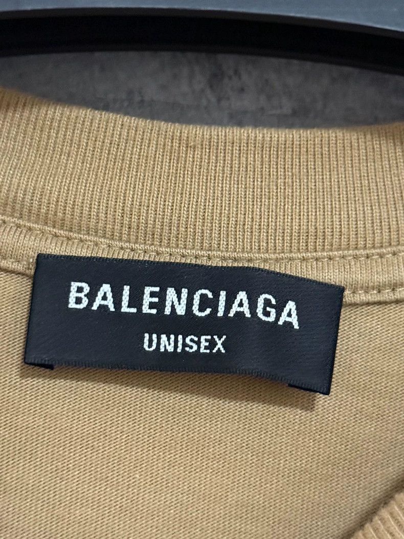 Balenciaga Balenciaga Khaki wheat ear letter short sleeve T-shirt Size US S / EU 44-46 / 1 - 3 Thumbnail