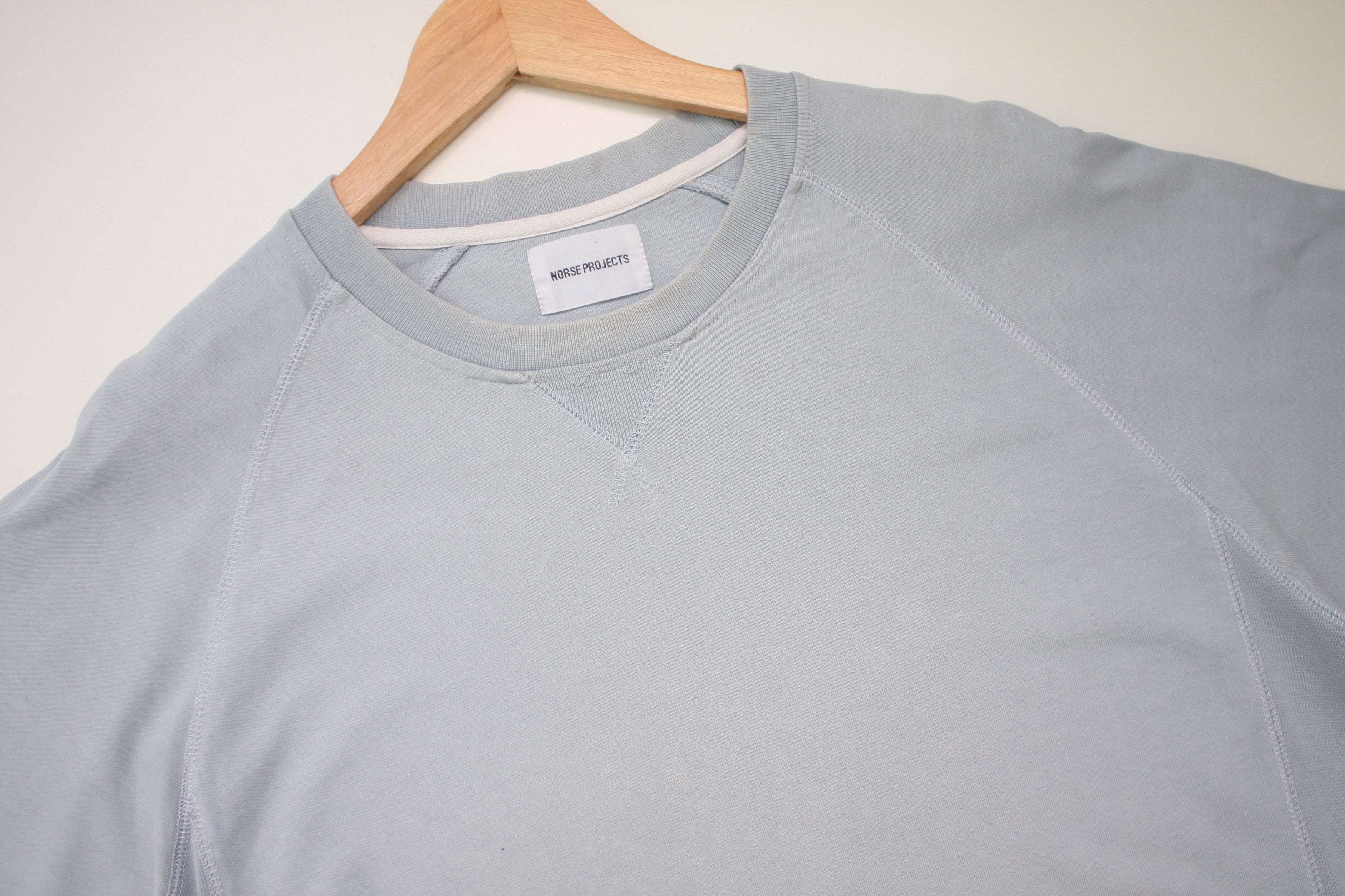 Norse Projects Norse Projects Visby Tee Sweat Light Blue Crew Neck Size US L / EU 52-54 / 3 - 4 Thumbnail