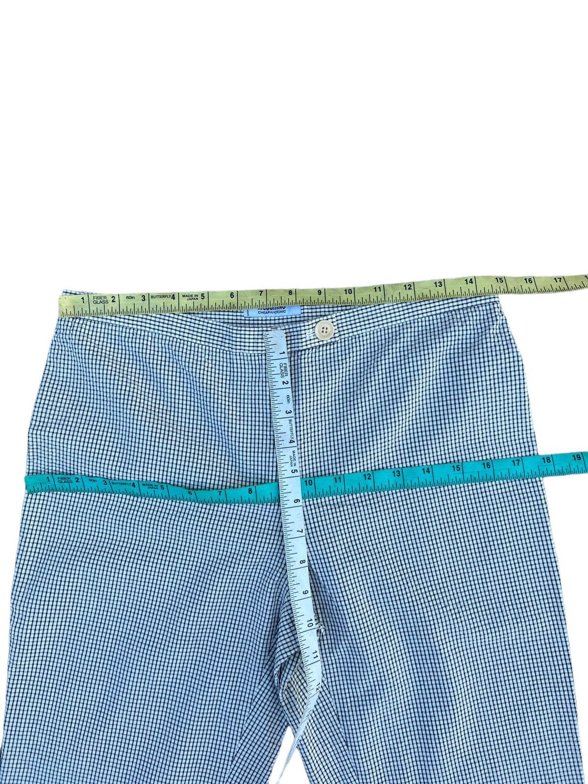 Moschino Moschino CheapAndChic Checkered Seersucker Cropped Pant Size US 29 - 3 Thumbnail