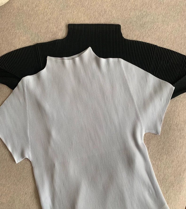 Issey Miyake issey miyake Black short-sleeved shirt 2506-Nextarrow Size M / US 6-8 / IT 42-44 - 2 Thumbnail