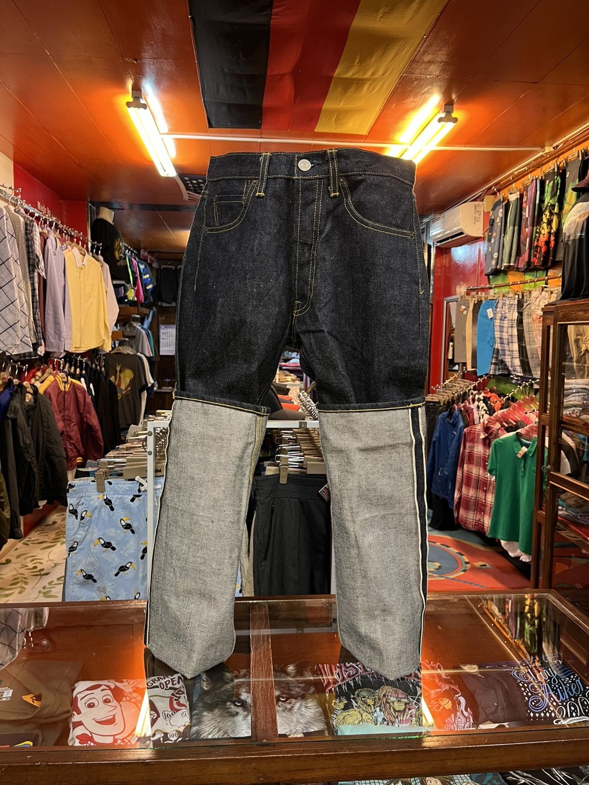 Japanese Brand × Vintage Vintage 00’s Infect Barrel Denim Pants Size US 30 / EU 46 - 10 Thumbnail