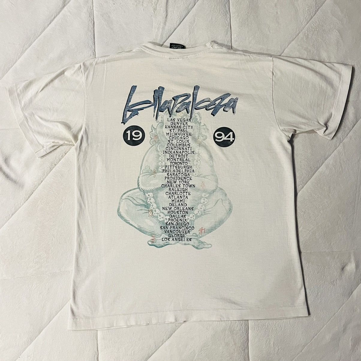 Giant Vintage 1994 Lollapalooza Concert White Giant T-Shirt XL Size US XL / EU 56 / 4 - 2 Thumbnail