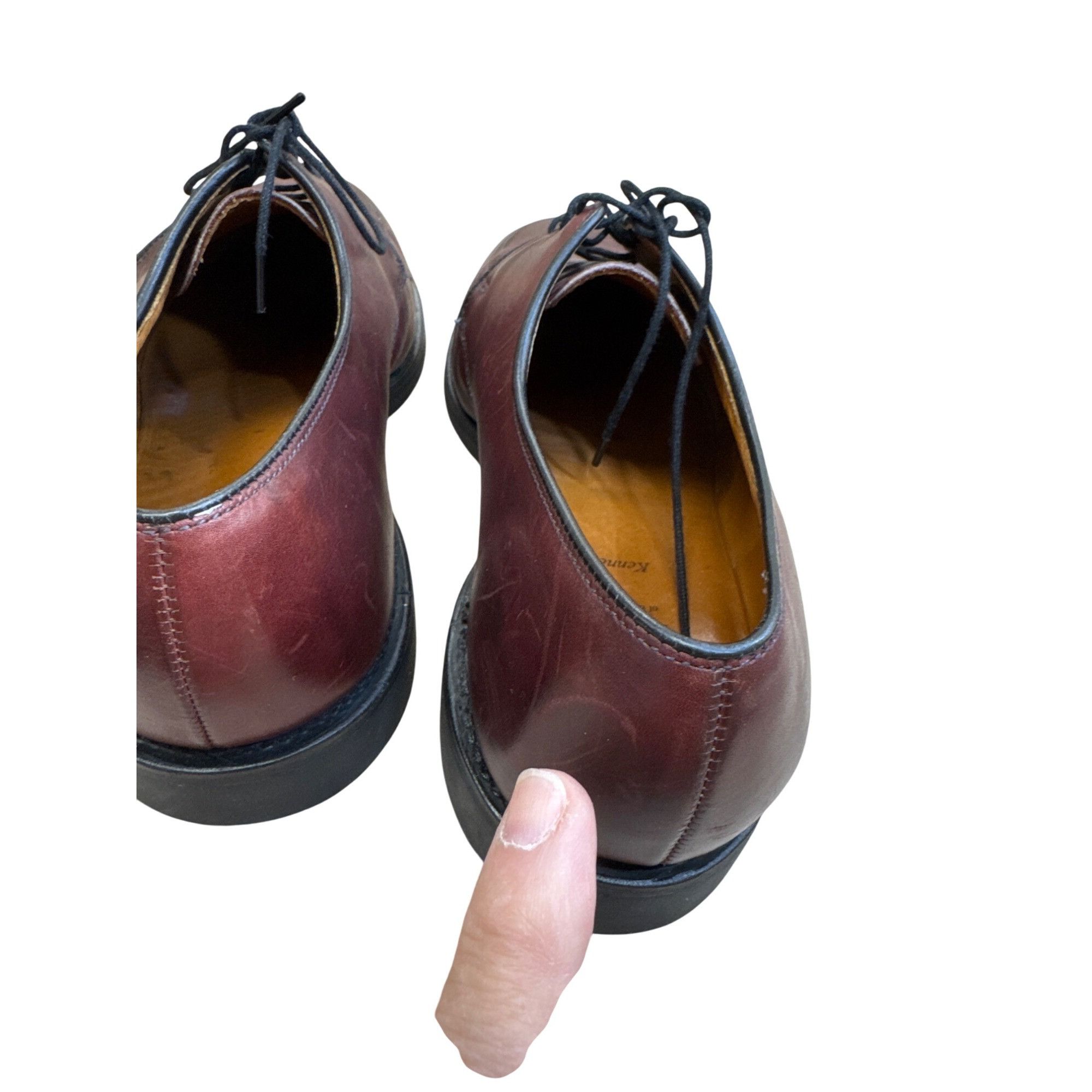 Allen Edmonds Allen Edmonds Kennett Mens Brown Leather Oxford Shoes Size 9 Size US 9 / EU 42 - 7 Thumbnail