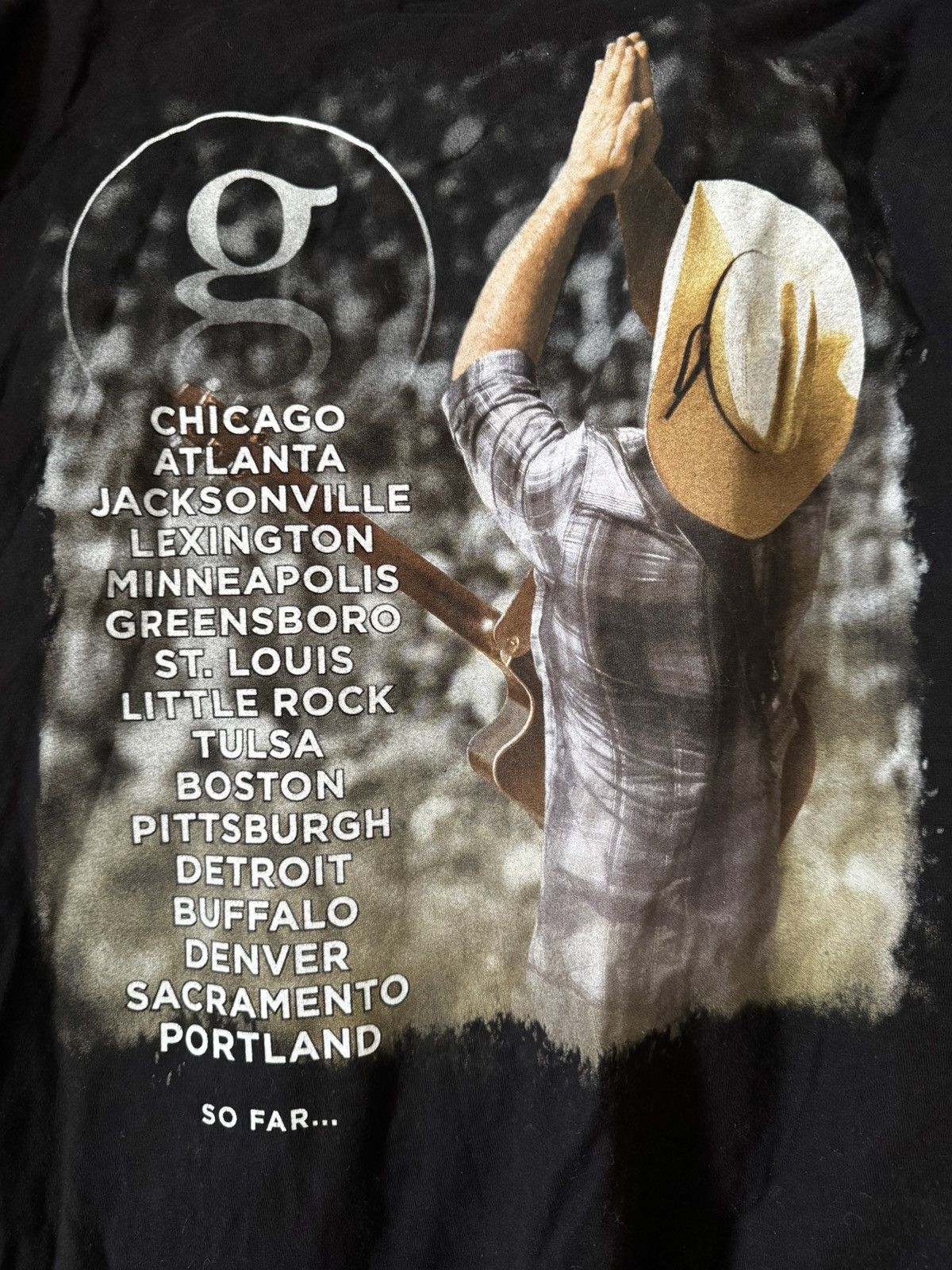 Band Tees × Vintage Garth Brooks 2014-2015 Tour Shirt Size US XL / EU 56 / 4 - 3 Thumbnail