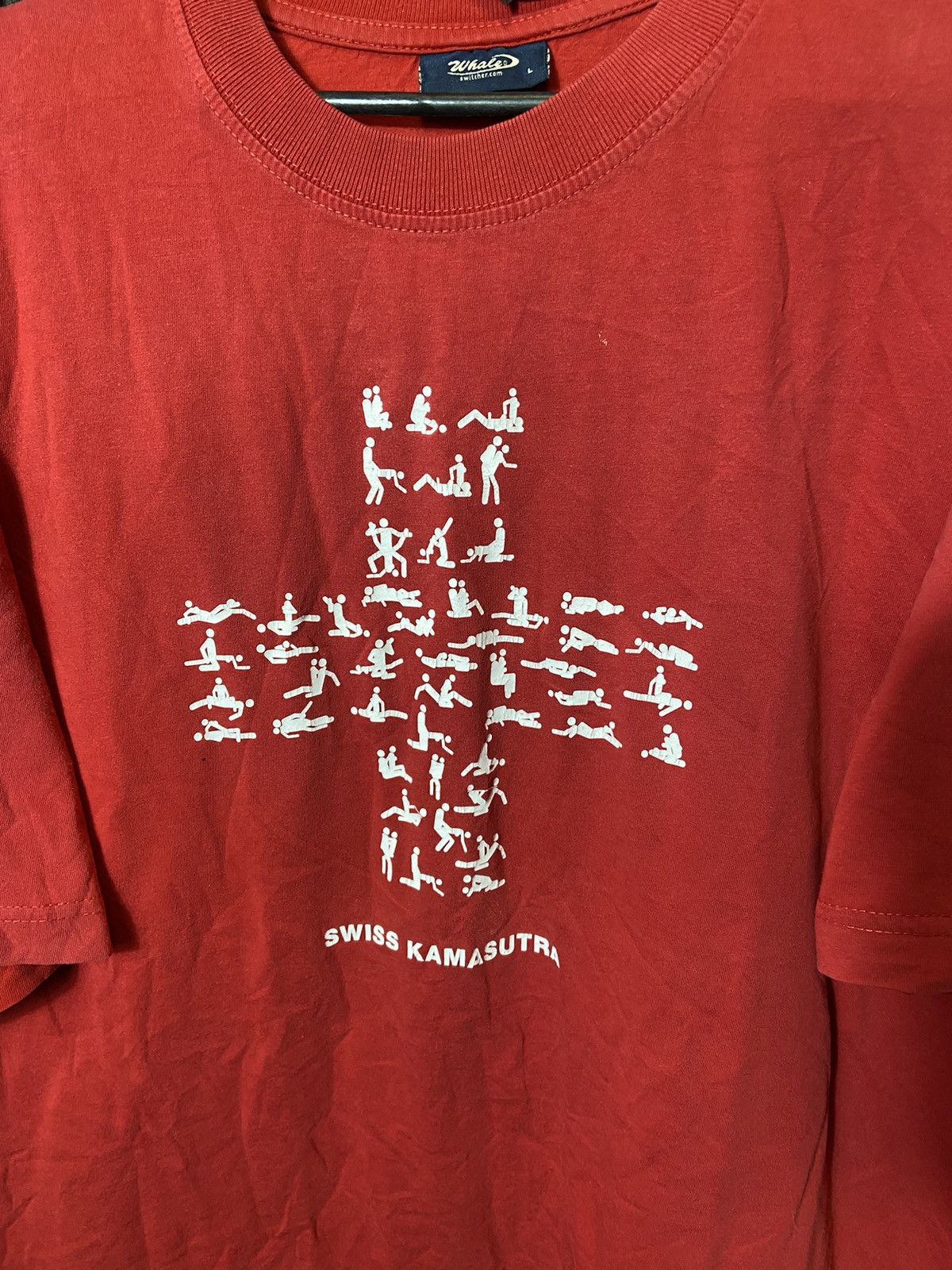 Vintage SWISS KAMASUTRA LIKE PORNSTAR VINTAGE 00s HUMOR T-SHIRT Size US L / EU 52-54 / 3 - 2 Thumbnail
