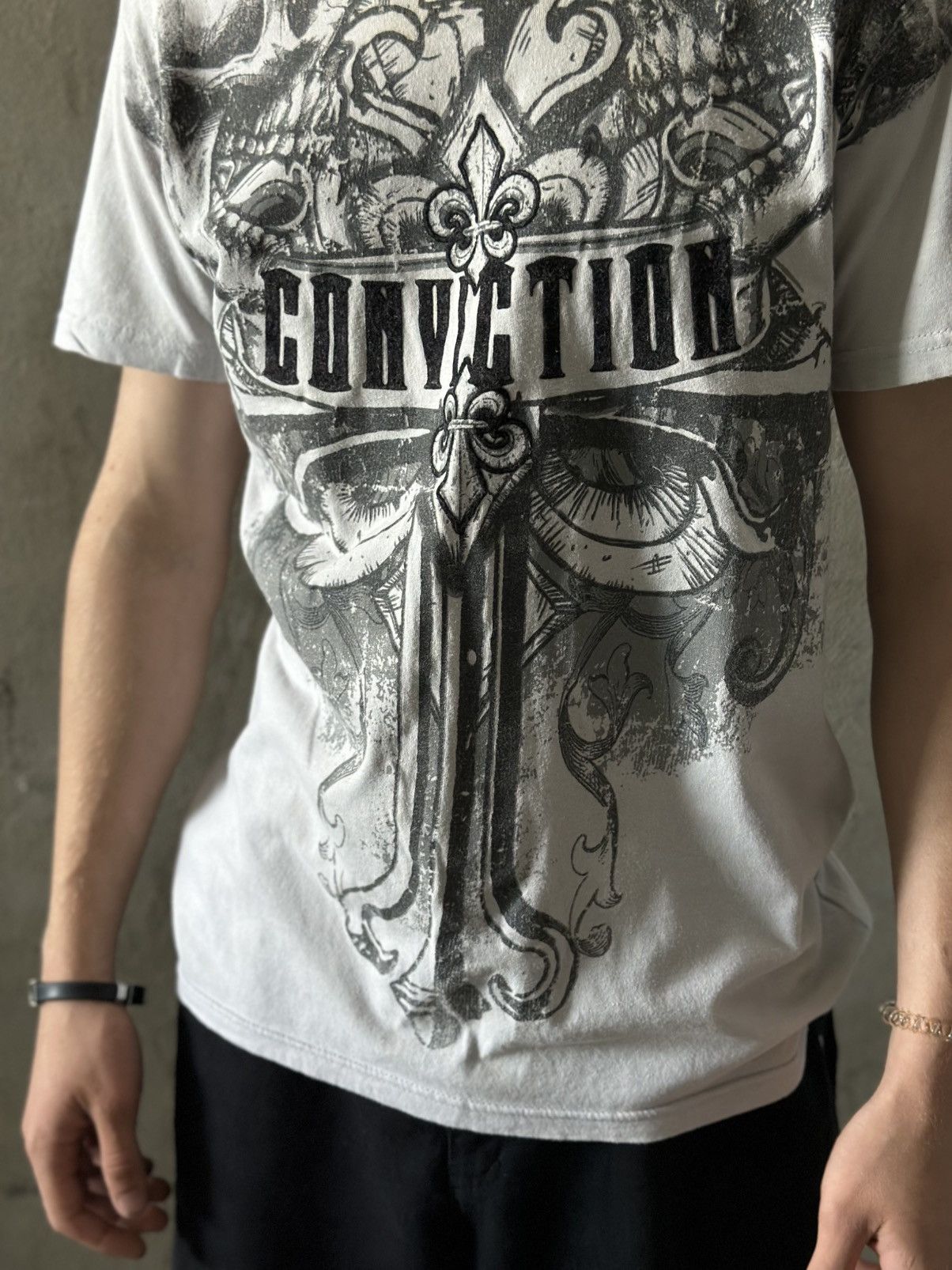Band Tees Vintage Chemistry T-shirts Conviction Logo Y2K Affliction Size US M / EU 48-50 / 2 - 5 Thumbnail