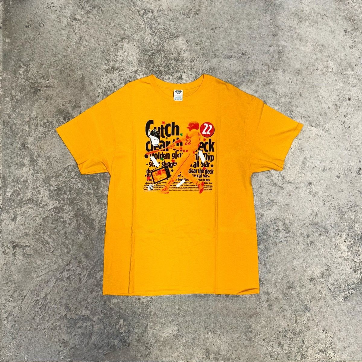 Delta 2015 Delta Andrew McCutchen “Cutch” Yellow T-Shirt Size US XL / EU 56 / 4 - 2 Thumbnail