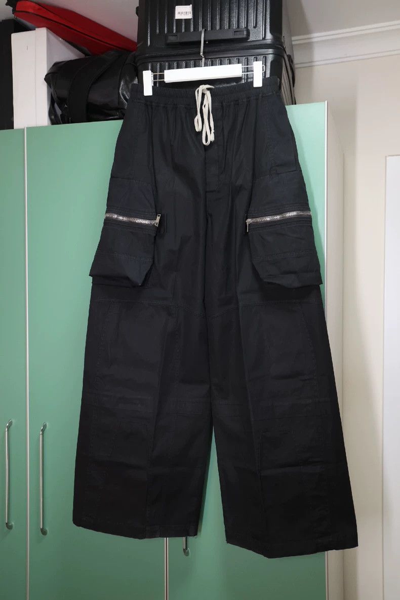 Rick Owens Rick Owens 21SSFW Wide-Leg Cargo Pants Size US 32 / EU 48 - 1 Thumbnail