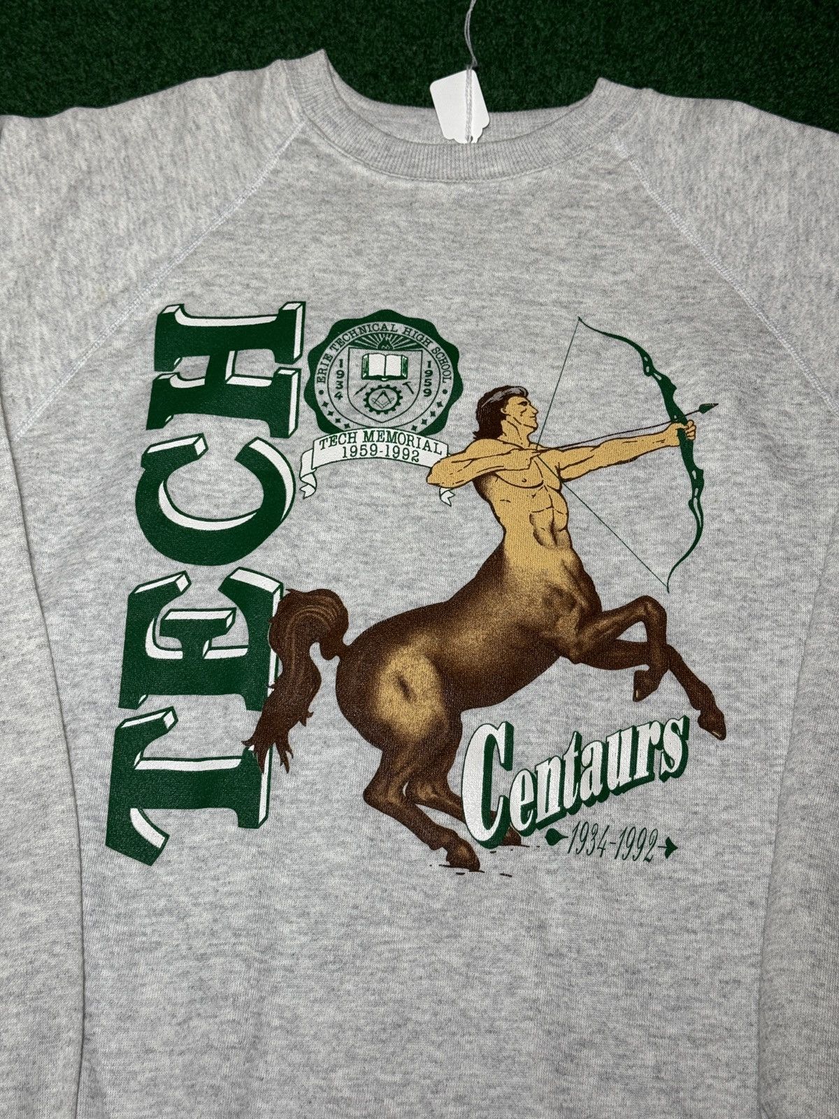 Vintage Vintage Erie Tech Centaurs High School 90s XL Sweatshirt Size US XL / EU 56 / 4 - 2 Thumbnail