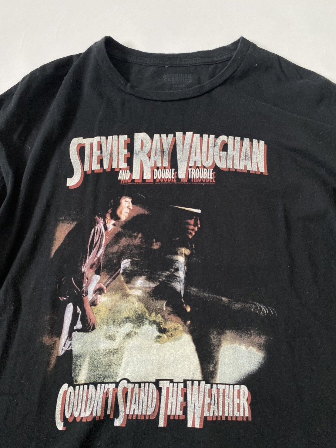 Band Tees Stevie Ray Vaughan Size US L / EU 52-54 / 3 - 2 Thumbnail