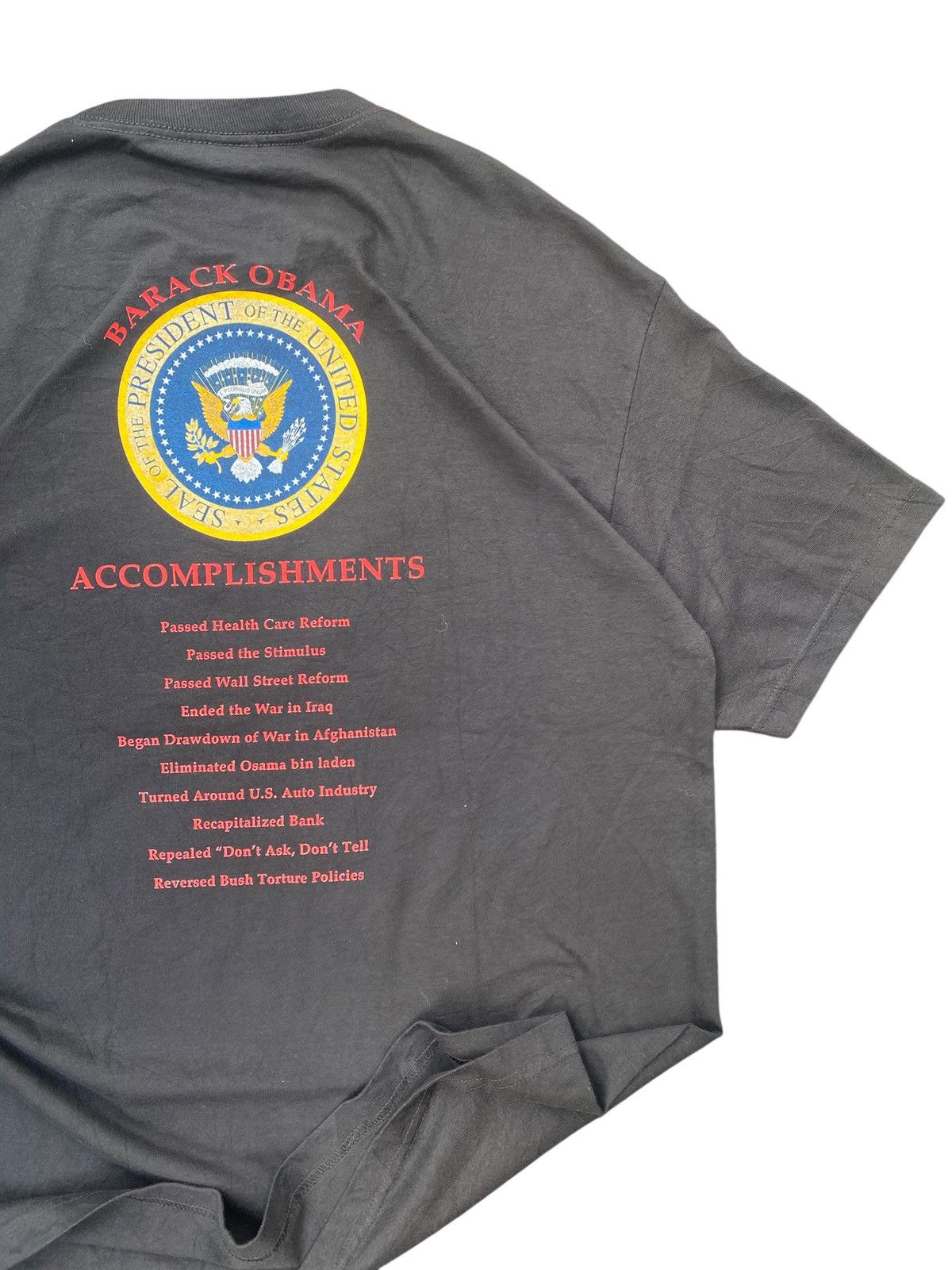 Vintage Vintage Barack Obama President Seal Tee Shirt XL USA Size US XL / EU 56 / 4 - 6 Thumbnail