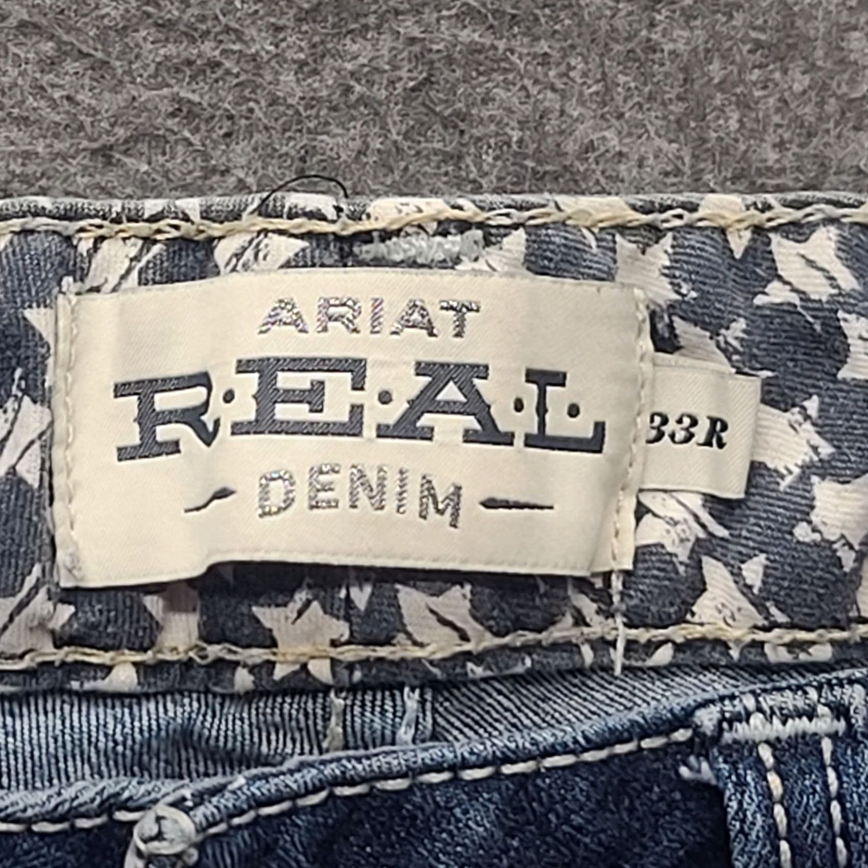 Ariat Ariat Cut Off Shorts 33 Regular High Rise Distressed Stretch Daisy Duke Denim Blue Women 5-Pocket Logo Pocket Style Cut-Off Jeans Boys Girls Mens Size 24" / US 00 / IT 34 - 3 Thumbnail
