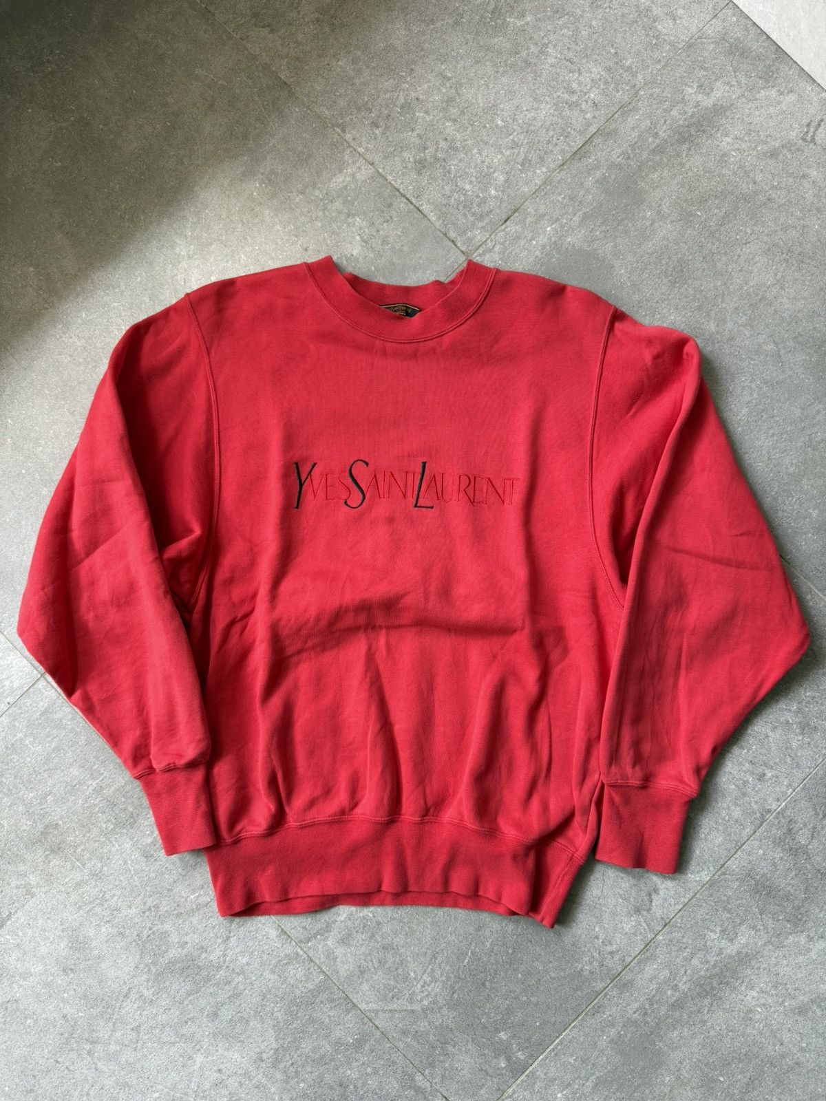 Yves Saint Laurent Vintage Yves Saint Laurent Sweatshirt 90s Size US S / EU 44-46 / 1 - 5 Thumbnail