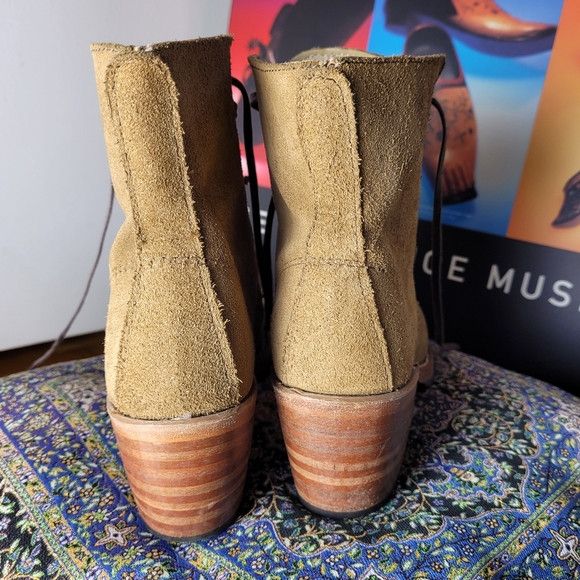 Red Wing Red Wings Clara Leather Suede Ankle High Heel Boots - 7b Size US 7 / IT 37 - 5 Thumbnail