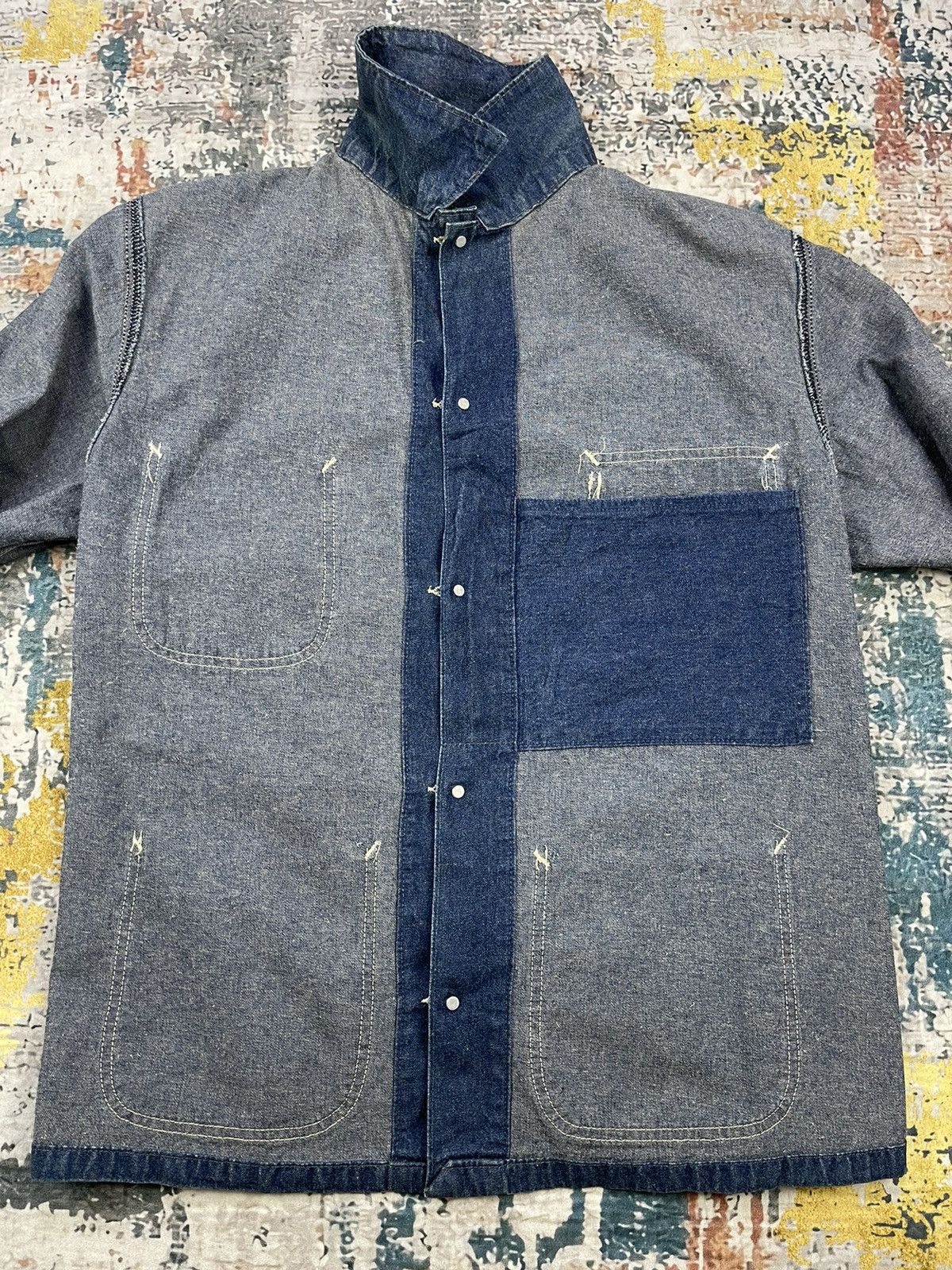 Carhartt Vtg 90s Carhartt Denim 5 Pocket Denim Chore Jackets Size US M / EU 48-50 / 2 - 14 Thumbnail