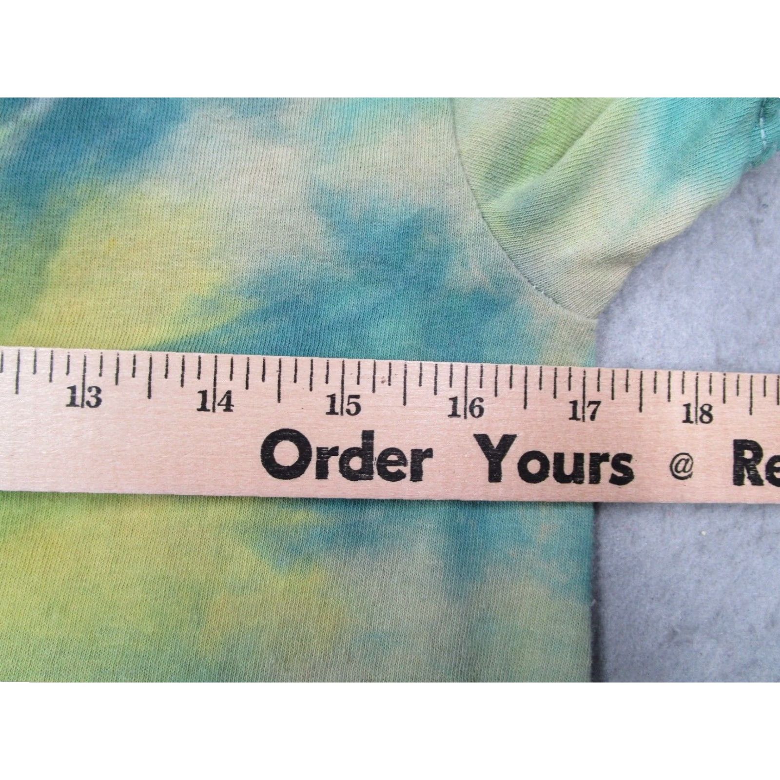 Vintage Grateful Dead Mens Small Green Tie Dye T-Shirt Short Sleeve Spring Tour 77 Retro Music Tee Size US S / EU 44-46 / 1 - 6 Thumbnail
