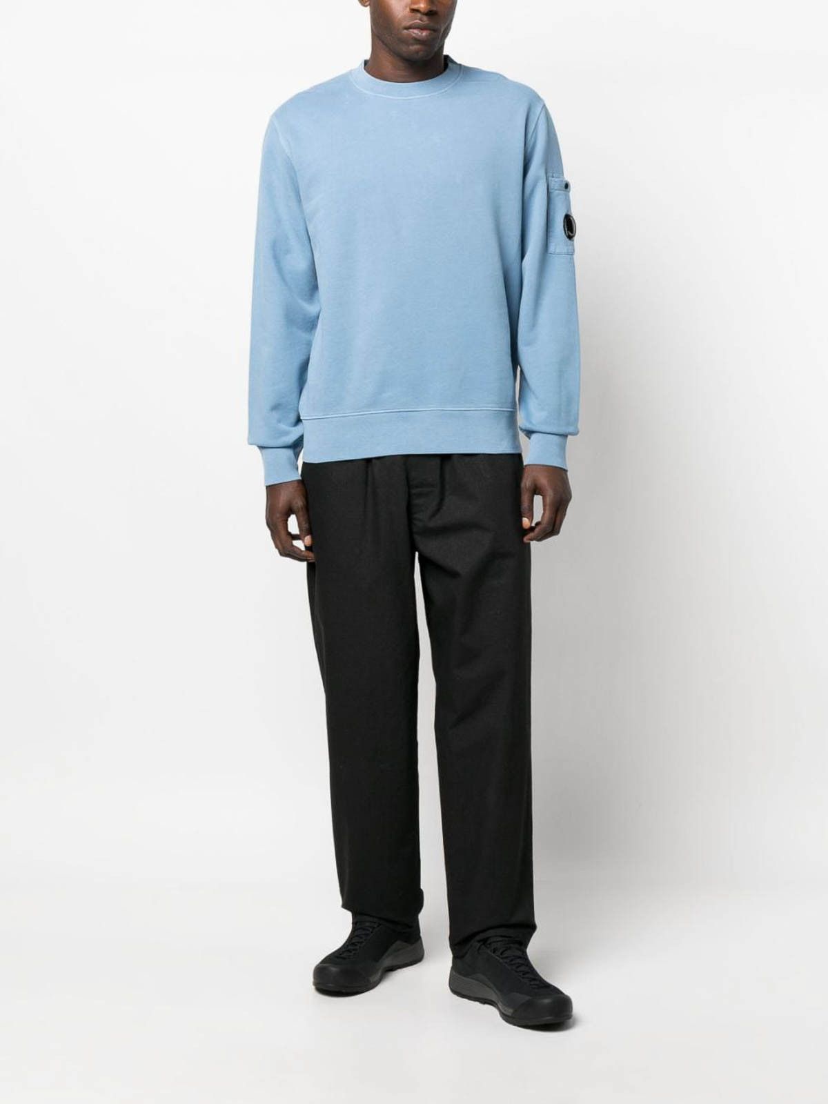 C.P. Company o1y1224 Crewneck Sweater in Light Blue Size US XXL / EU 58 / 5 - 2 Thumbnail