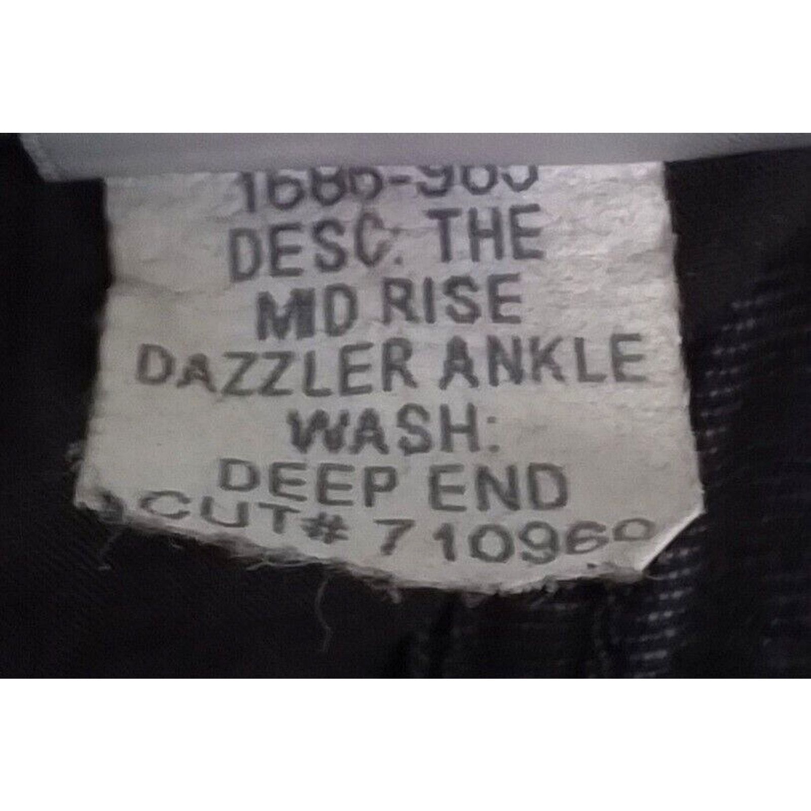 MOTHER Mother Denim Women's 26 The Midrise Dazzler Jean Black Size 26" / US 2 / IT 38 - 10 Thumbnail