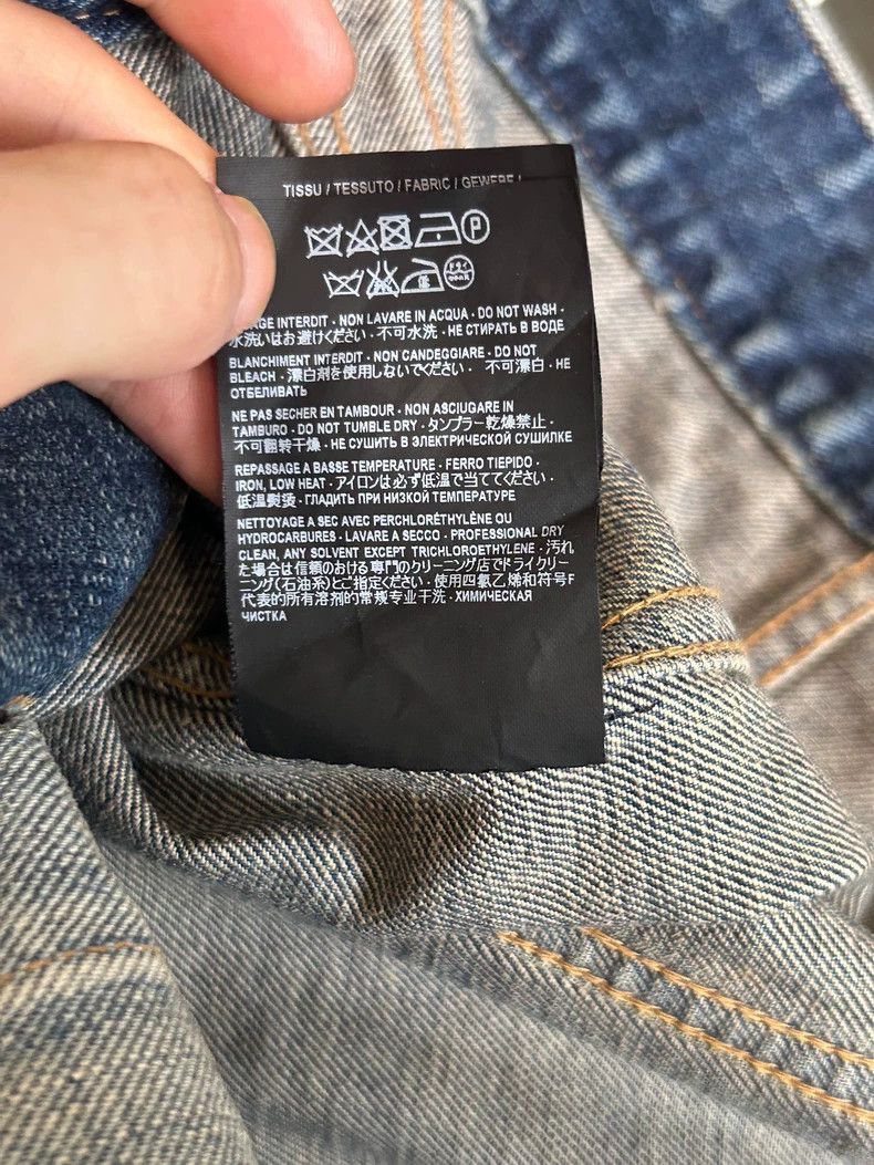 Saint Laurent Paris Saint Laurent Denim Jacket with Shark Patch- Size US M / EU 48-50 / 2 - 8 Thumbnail