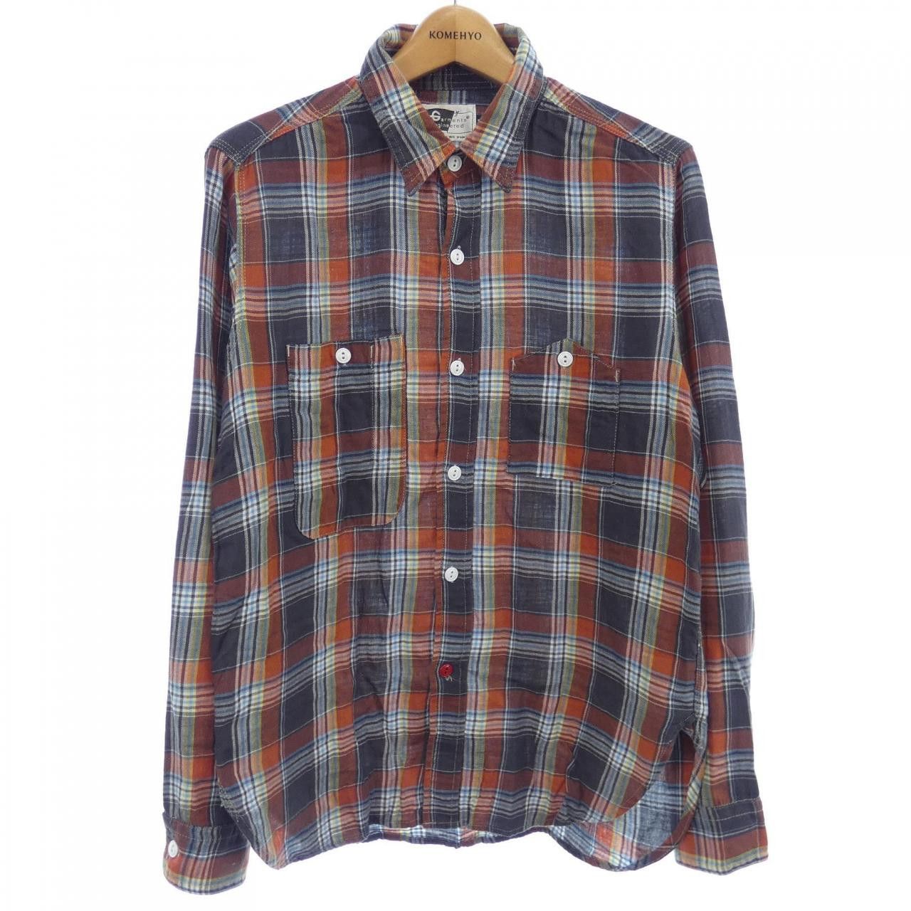 Other Other Engineered Garments Check Shirt Cotton Dress Shirt DUTY FREE for USA Size ONE SIZE - 1 Thumbnail
