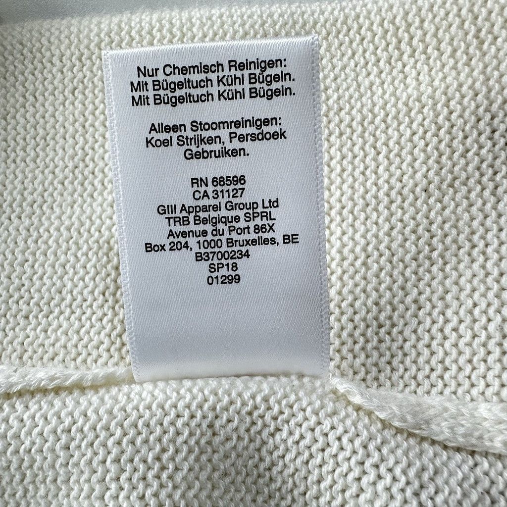 DKNY DKNY White Cotton Open Cardigan Size Medium Zipper Detail Size M / US 6-8 / IT 42-44 - 20 Thumbnail