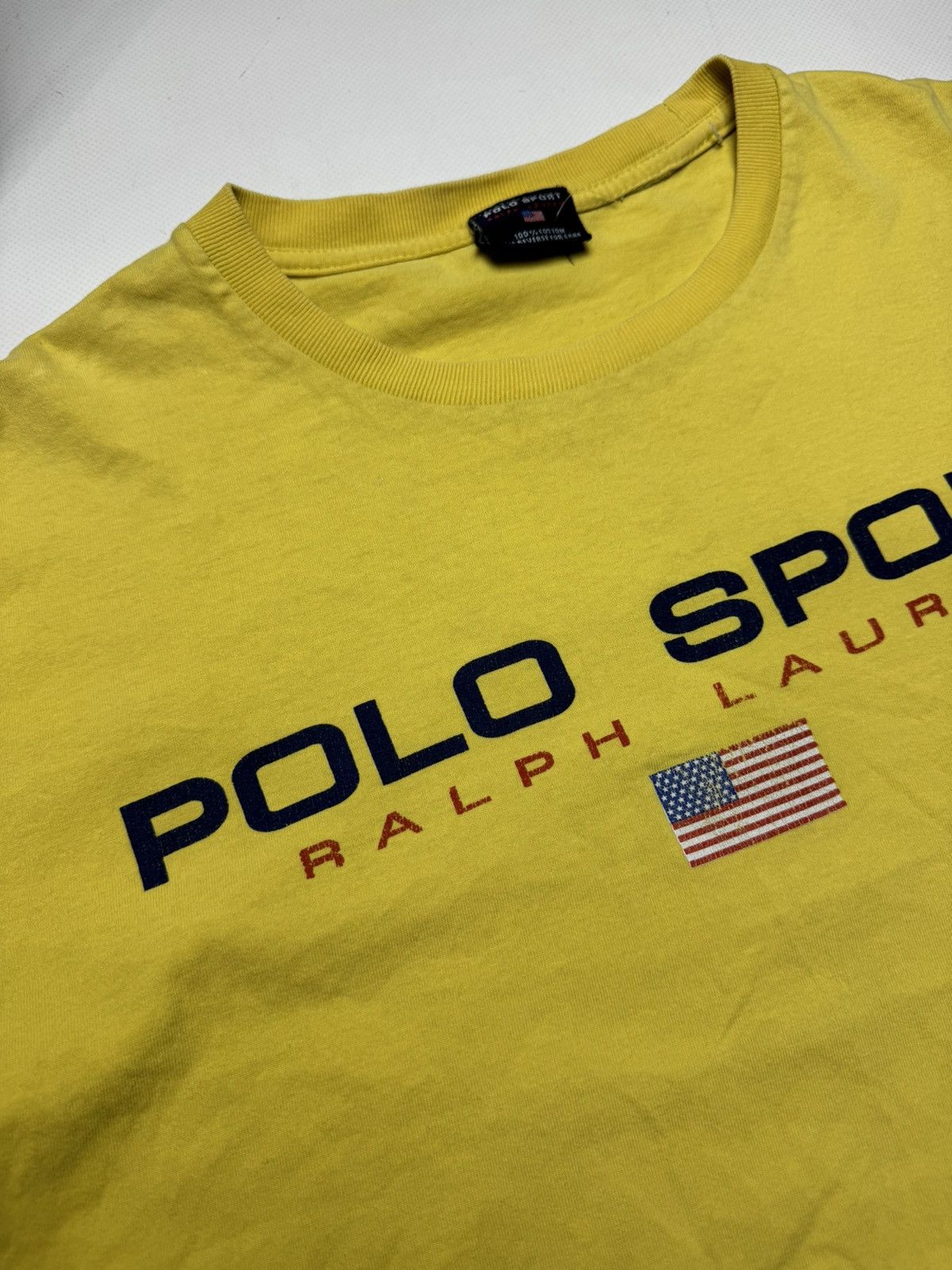 Polo Ralph Lauren × Vintage Vintage Polo sport very rare T-shirt big logo y2k Size US M / EU 48-50 / 2 - 4 Thumbnail