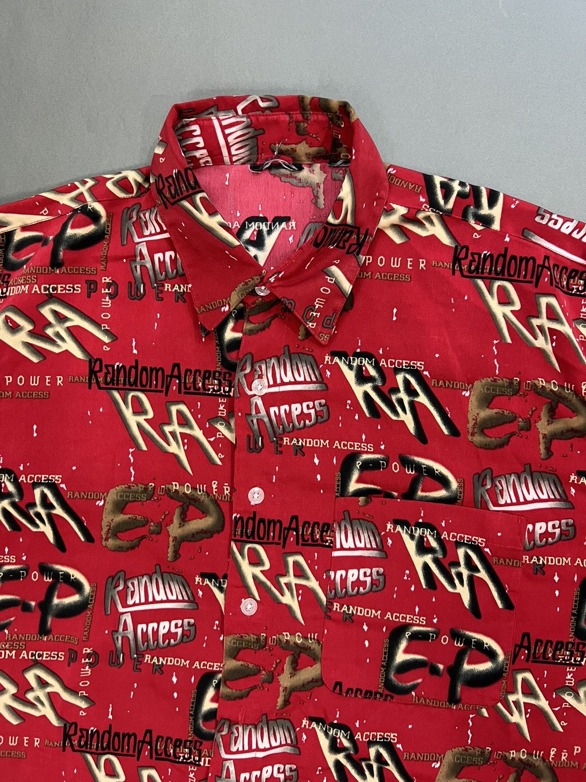 Other PUBLIC ACCESS NYC Spell Out Print Shirt Size US L / EU 52-54 / 3 - 3 Thumbnail