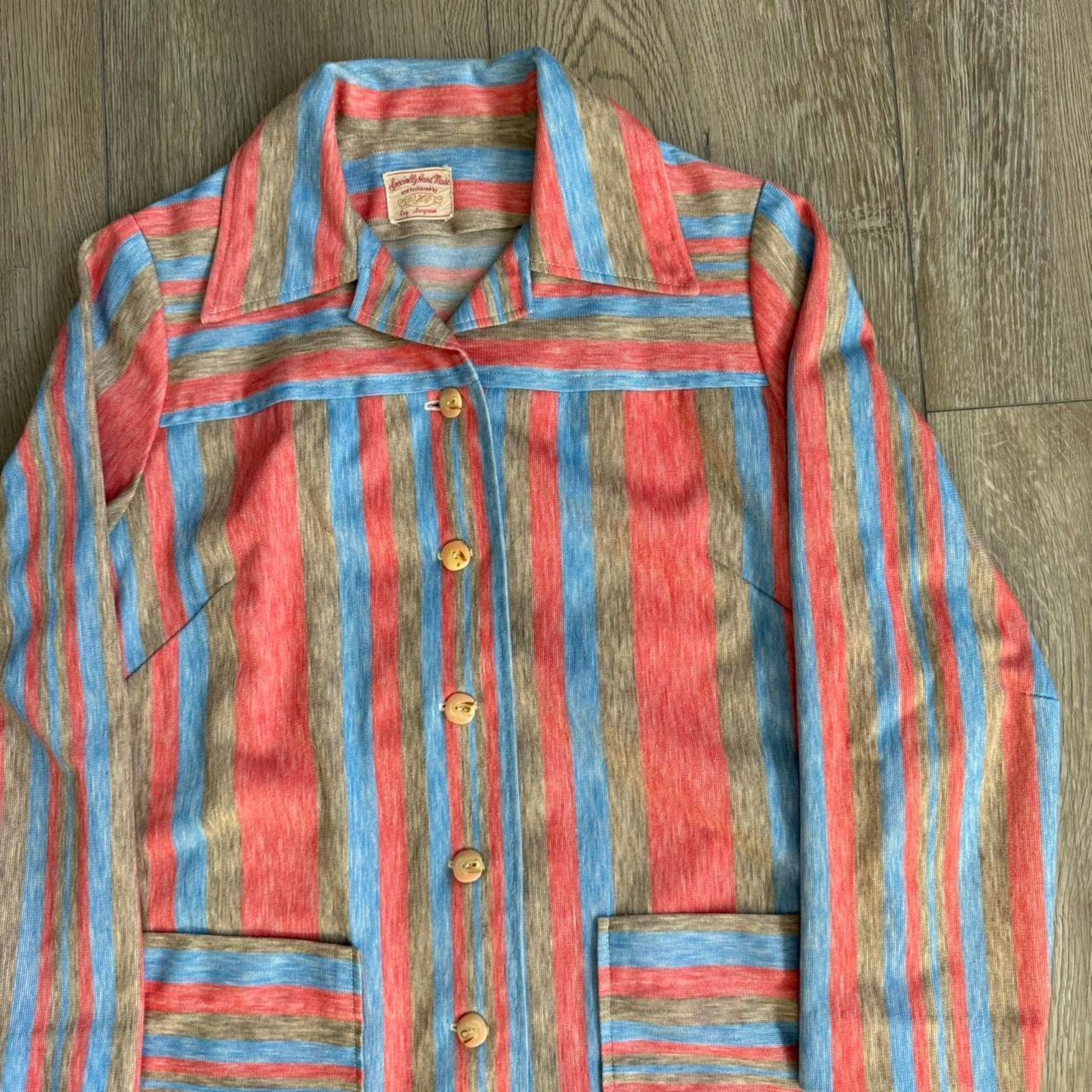 Other Vintage 50s 60s hand made women's button up Size M / US 6-8 / IT 42-44 - 4 Thumbnail