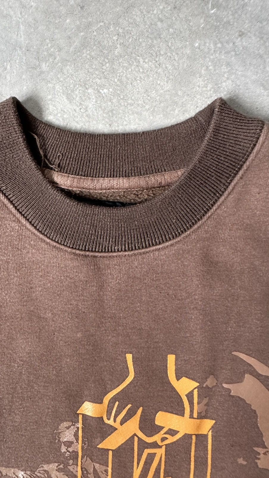 Japanese Brand VINTAGS FAMILYTIES SCUM GODFATHER SWEATSHIRT WELL FADED Size US L / EU 52-54 / 3 - 5 Thumbnail