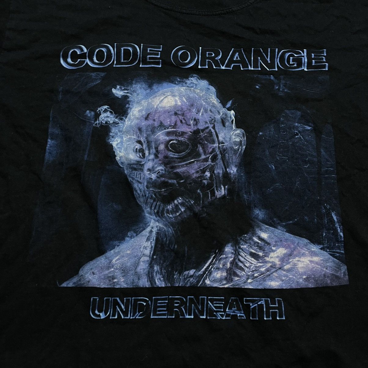 Vintage Vintage Y2K Faded Black Graphic Band Tee Grunge Horror L Size US L / EU 52-54 / 3 - 5 Thumbnail