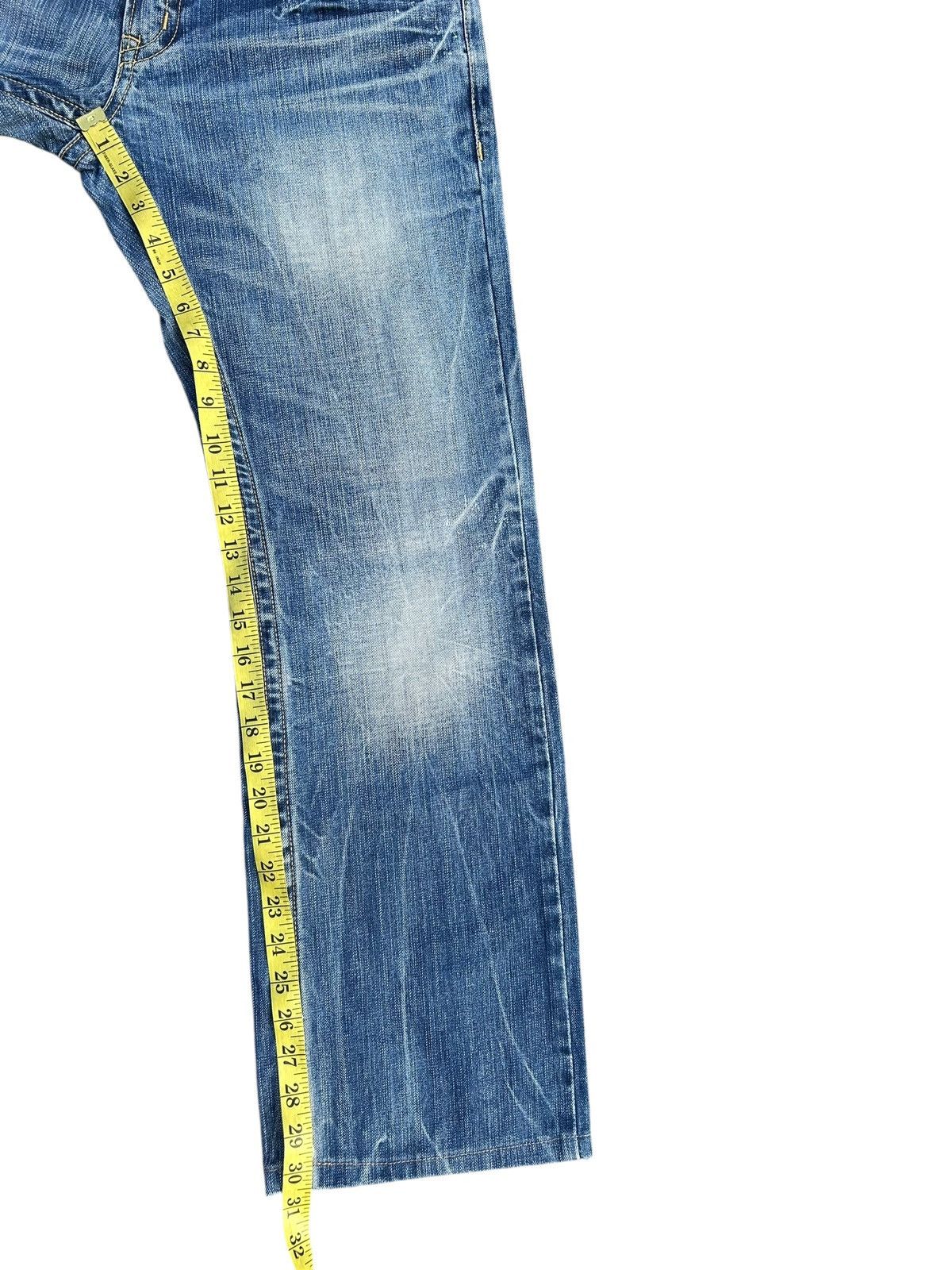 Kapital RED PEPPER JAPAN HIPPIES SMILE DISTRESSED DENIM JEANS Size US 34 / EU 50 - 24 Thumbnail