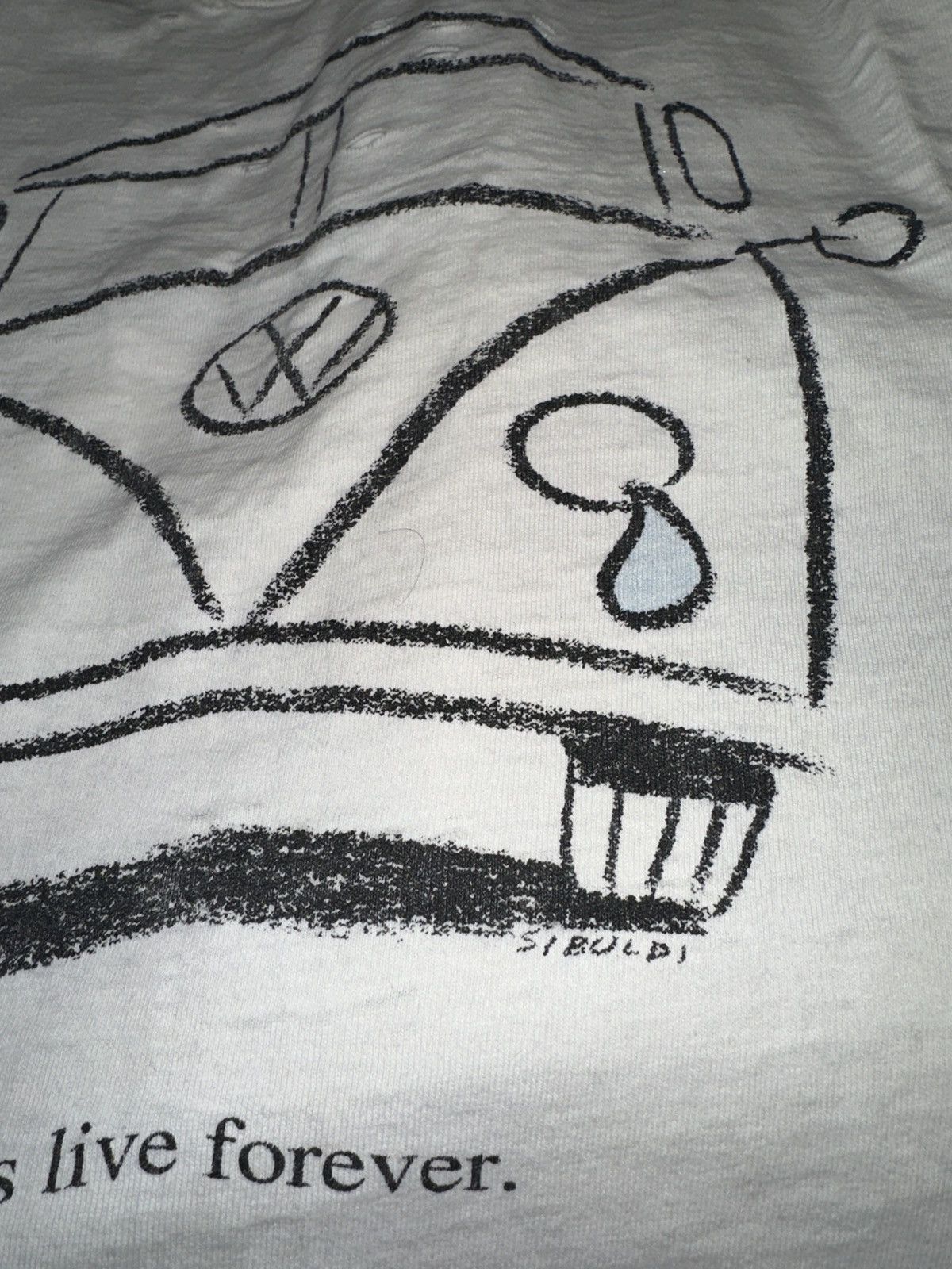 Vintage THRASH Vintage 90s Volkswagen Bus Classics Live Forever Tee Size US XL / EU 56 / 4 - 8 Thumbnail