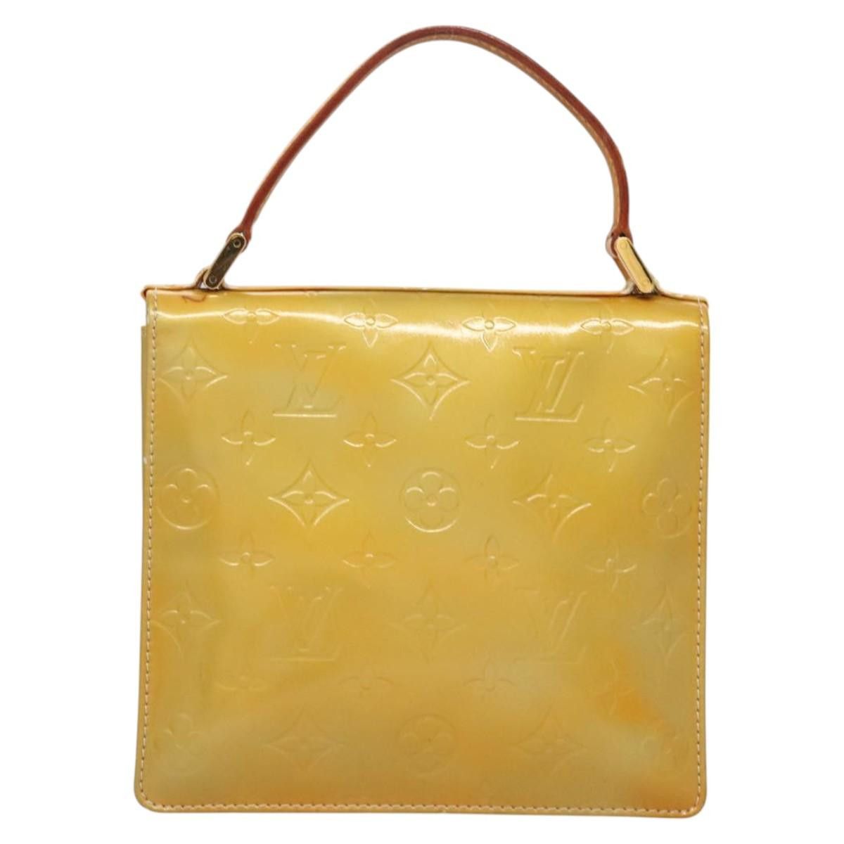 Louis Vuitton LOUIS VUITTON Monogram Vernis Spring Street Hand Bag Gris Size ONE SIZE - 3 Thumbnail