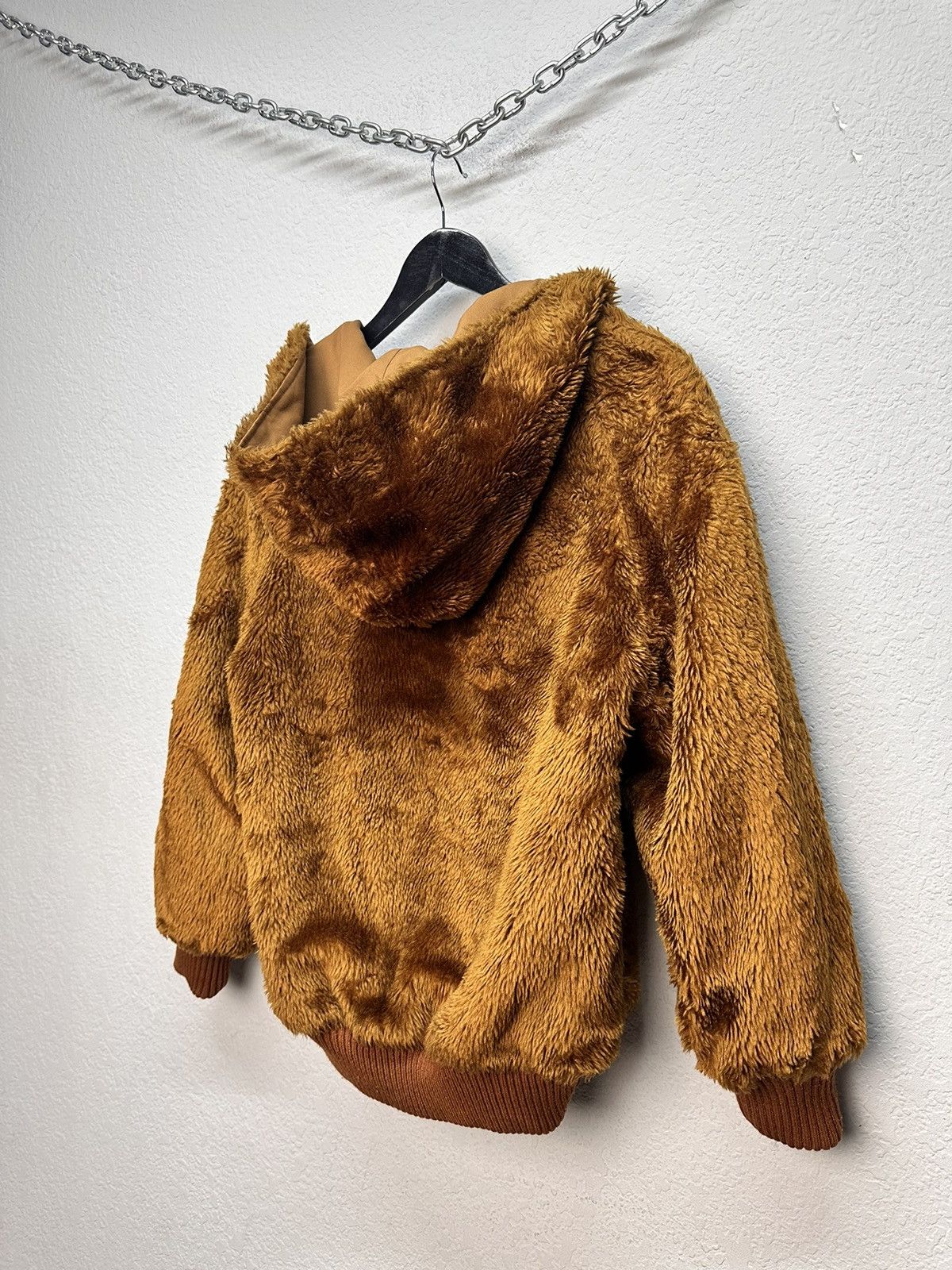 If Six Was Nine Vintage Brown Bomber Jacket Fleece Lined 90s Workwear LGB Size US M / EU 48-50 / 2 - 12 Thumbnail