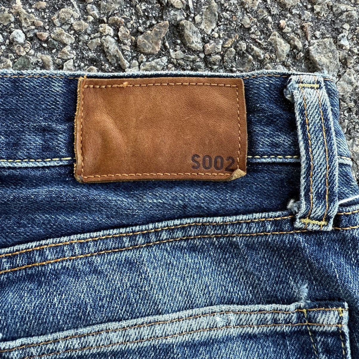 Japanese Brand VINTAGE S002 JAPANESE MUD WASHED JEAN DENIM PANTS Size US 33 - 12 Thumbnail