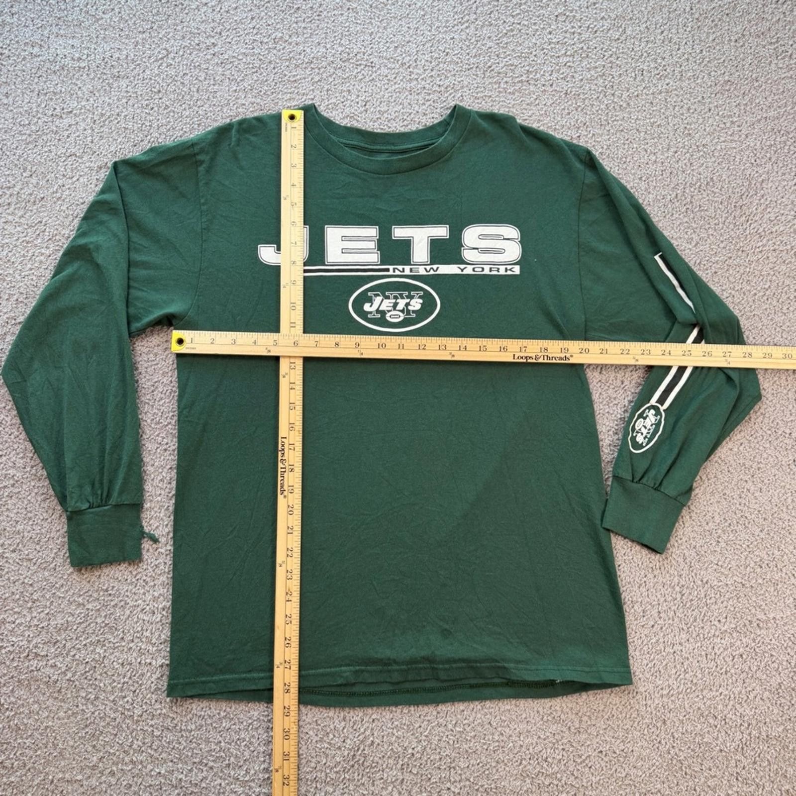 Majestic Majestic New York Jets Long Sleeve Graphic T Shirt Green Size US L / EU 52-54 / 3 - 2 Thumbnail