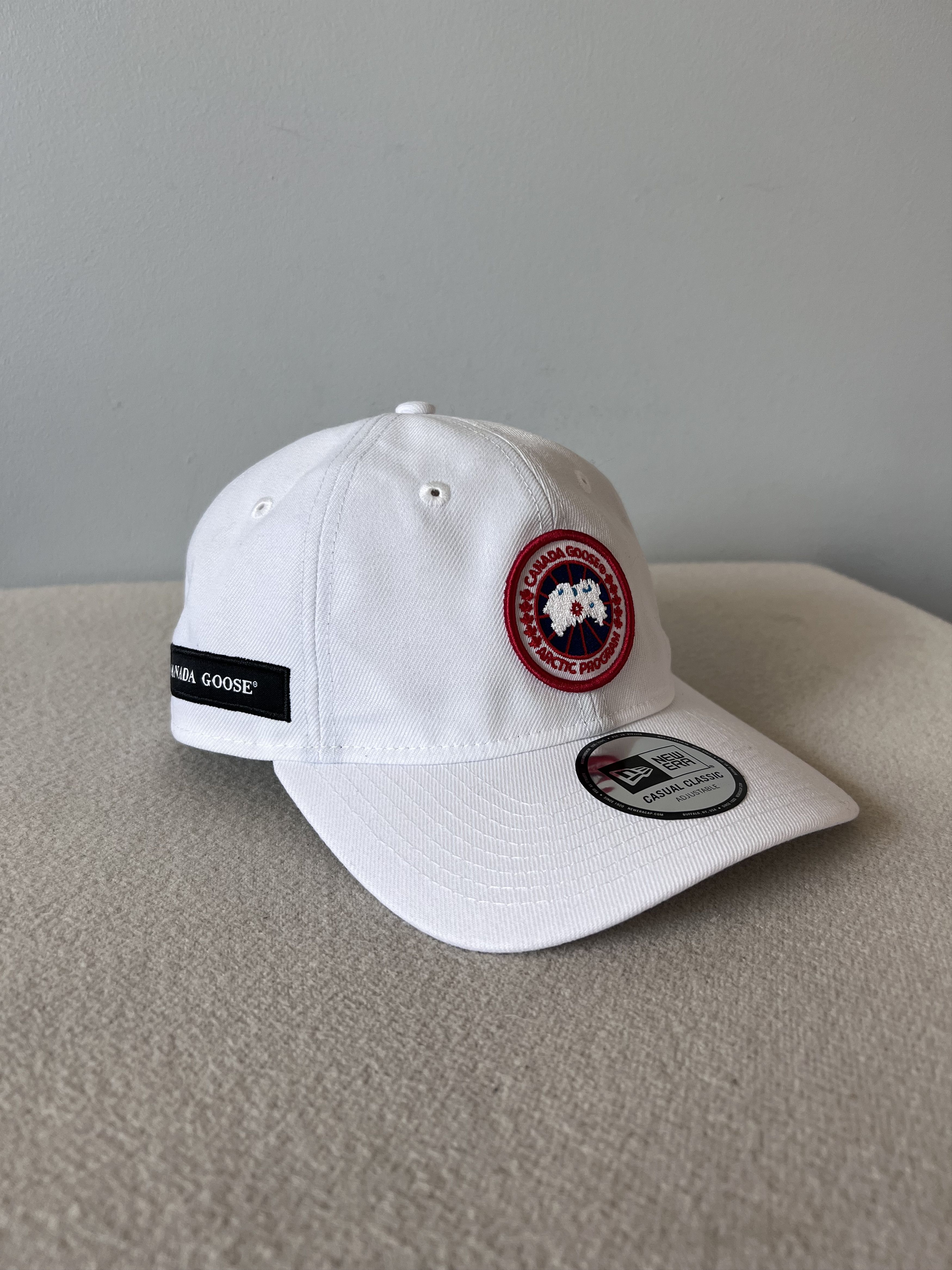 Canada Goose New Era Arctic Disc Adjustable Hat in White