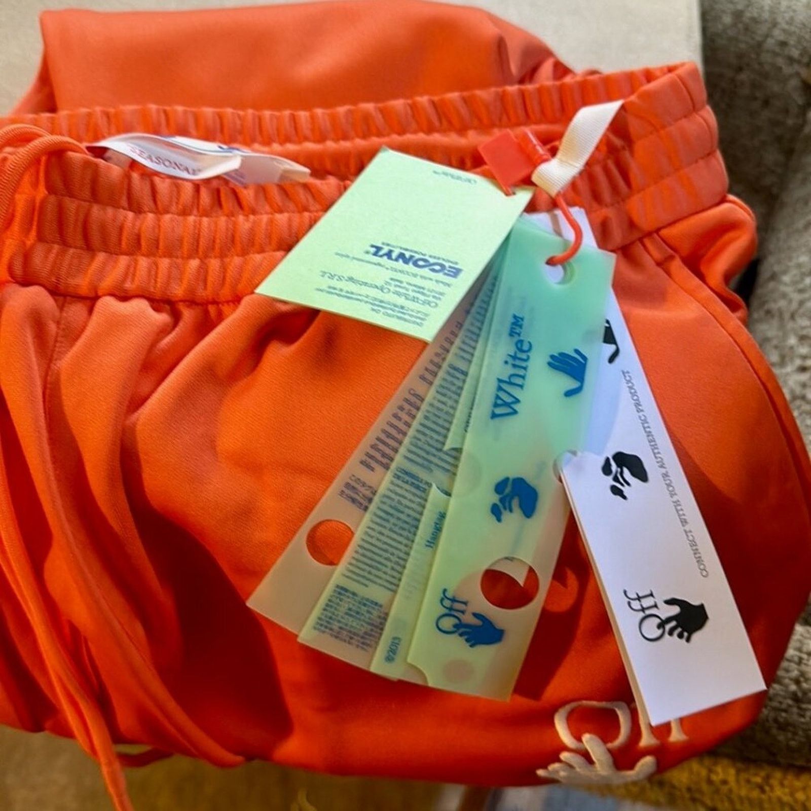 Off-White Off White Hand Off Slim Track Pants Orange L Size US 34 / EU 50 - 12 Thumbnail