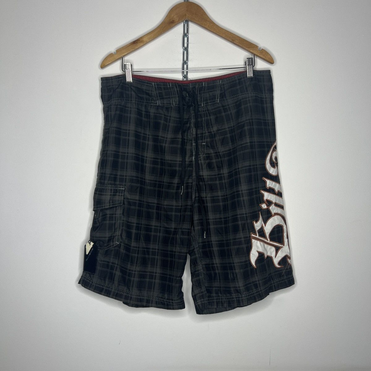 Billabong × Vintage 🏄Billabong Brown Surf Shorts Vintage Big Logo 90s Size US 34 / EU 50 - 1 Thumbnail