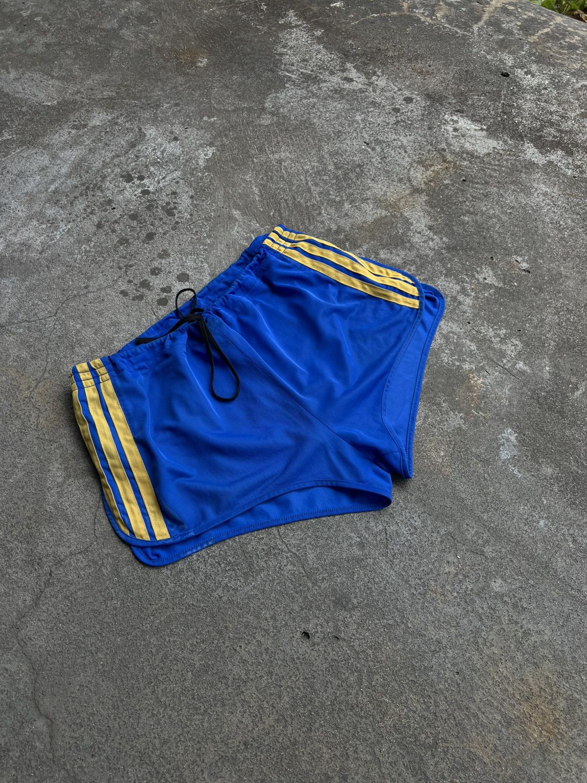 Adidas Vintage Adidas Made In West Germany Soccer Shorts 80s Size US 34 / EU 50 - 2 Thumbnail