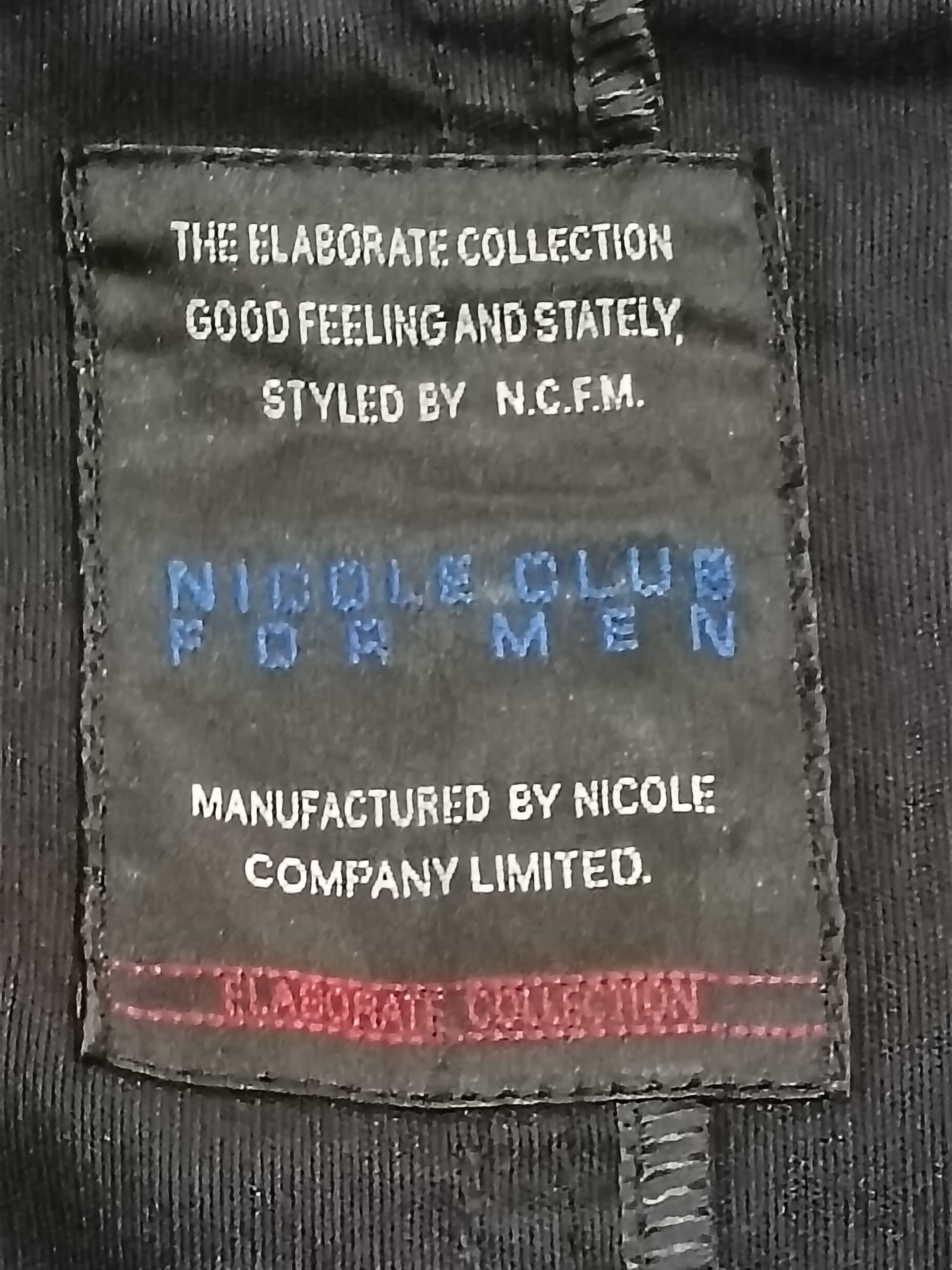 Nicole Club NICOLE CLUB FOR MEN MULTIPOCKET CROSS ZIPPER JACKET Size US M / EU 48-50 / 2 - 3 Thumbnail