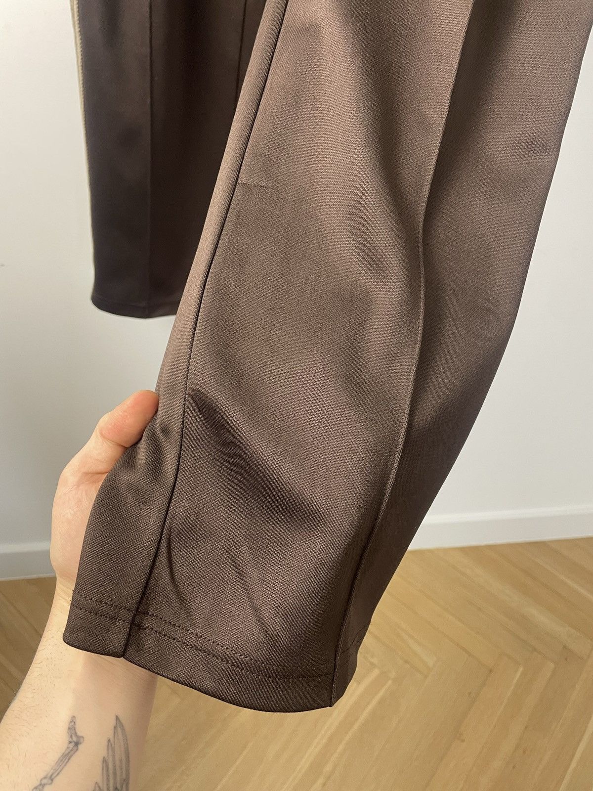 Needles Needles Brown Trousers Butterfly Track Pant Japanese Hype Size US 31 - 8 Thumbnail