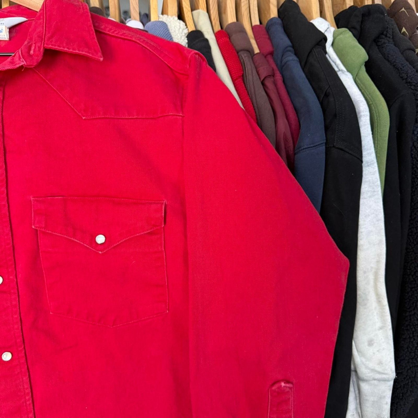 Carhartt Vintage 90s Union Made Carhartt Western Pearl Snap Size US XL / EU 56 / 4 - 6 Thumbnail