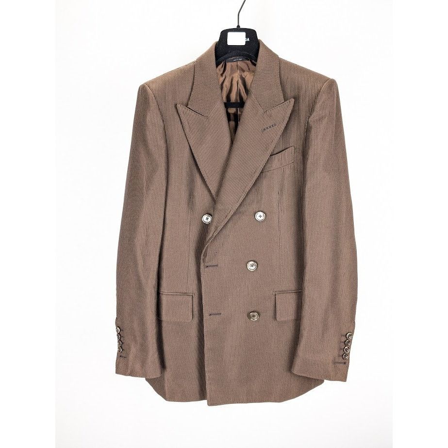 Tom Ford o1rshd1 Blazer Jacket in Chocolate Size US S / EU 44-46 / 1 - 1 Thumbnail