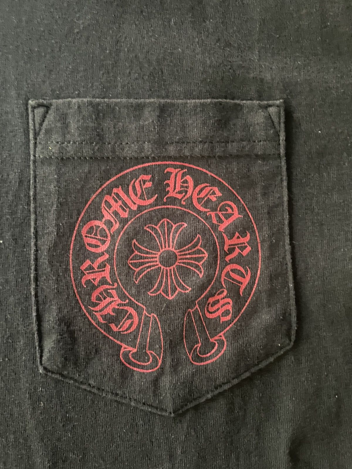 Chrome Hearts Chrome Hearts Red Horseshoe Floral Cross Long Sleeve Size US M / EU 48-50 / 2 - 2 Thumbnail