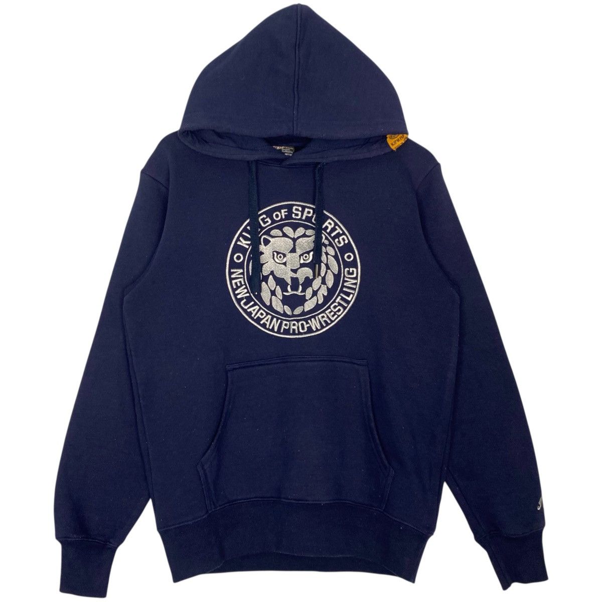 Vintage Vintage New Japan Pro Wrestling Hoodie Sweatshirt Big Logo Size US M / EU 48-50 / 2 - 1 Thumbnail