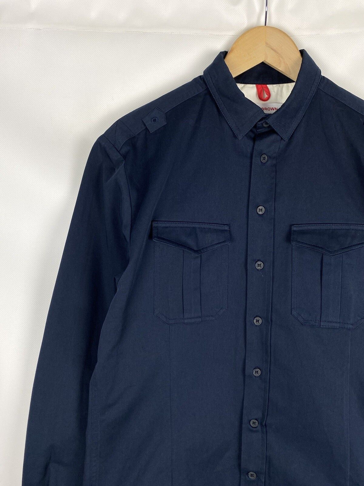 Orlebar Brown Orlebar Brown Men’s Long Sleeve Overshirt Jacket L Navy Blue Size US L / EU 52-54 / 3 - 4 Thumbnail