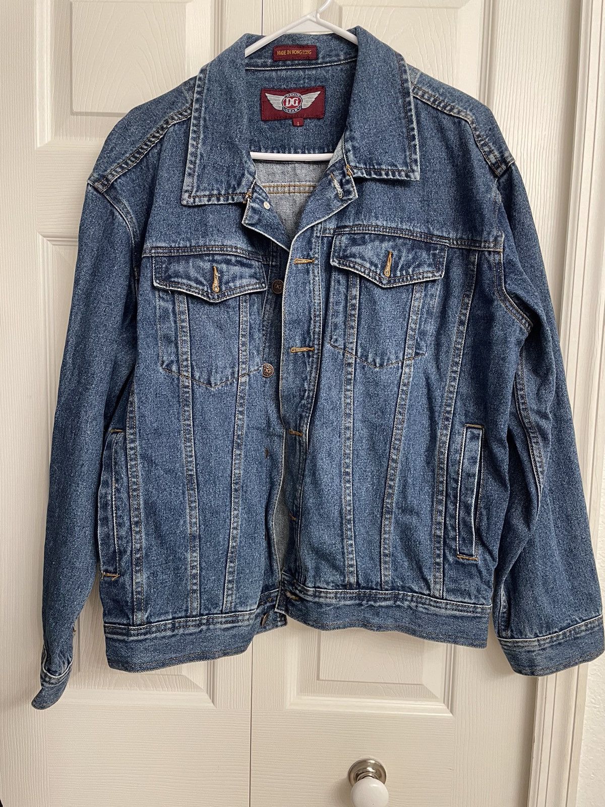 Vintage Vintage Genuine Denim Gear Sz Lg Jacket Size L / US 10 / IT 46 - 1 Thumbnail